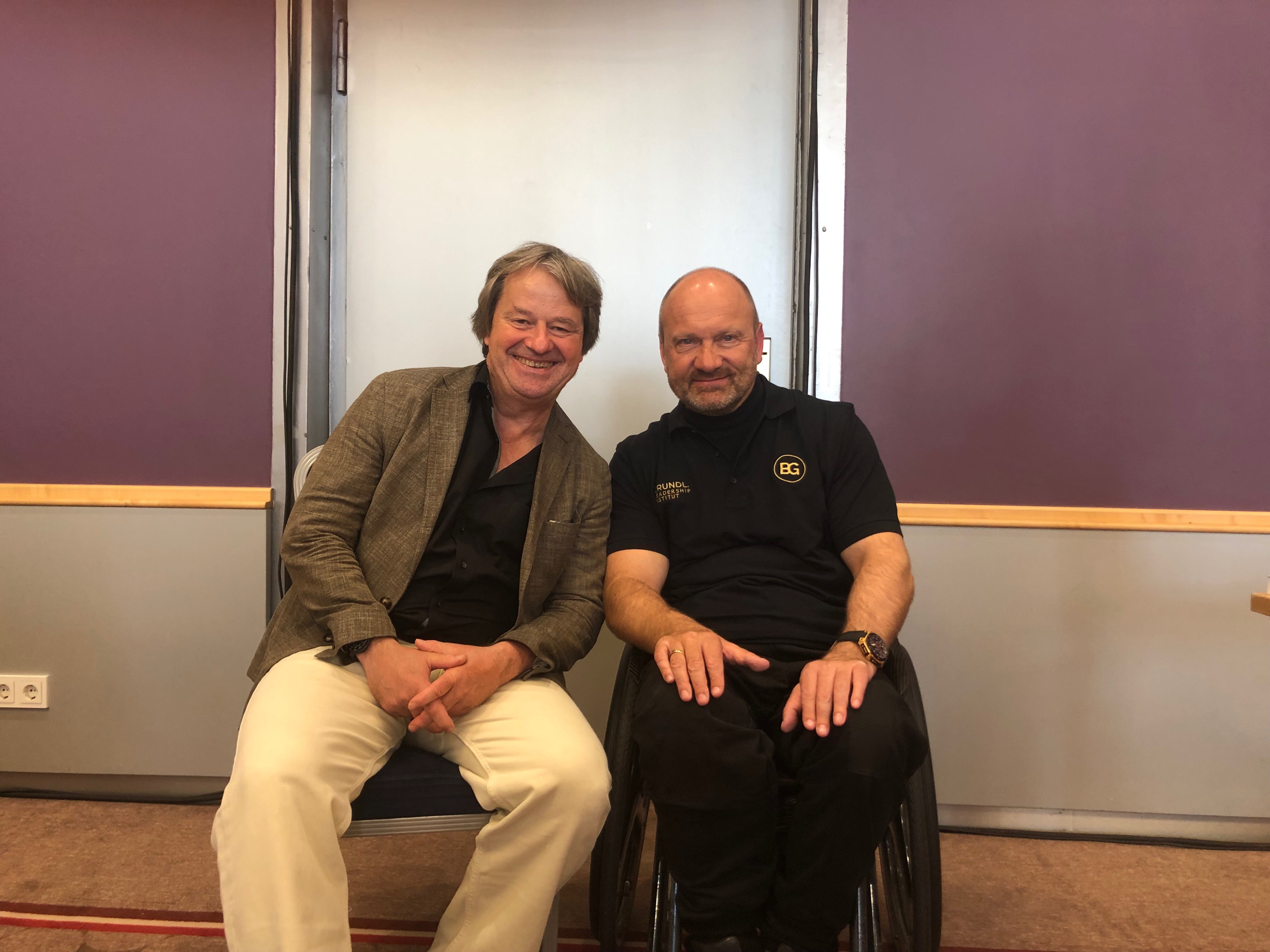 Andreas Möbius mit Boris Grundl